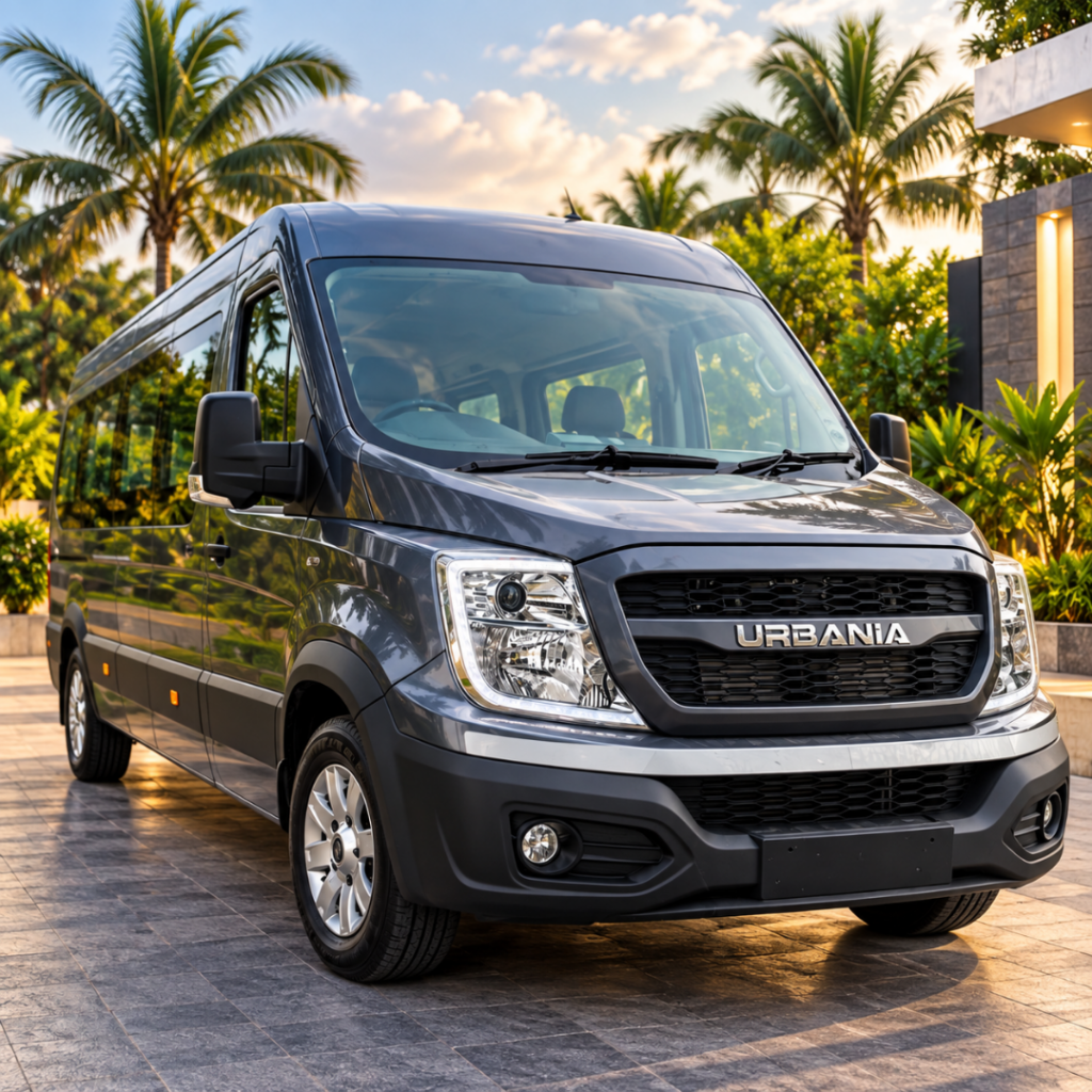 16 Seater Urbania Van Rental in Chennai – exterior view