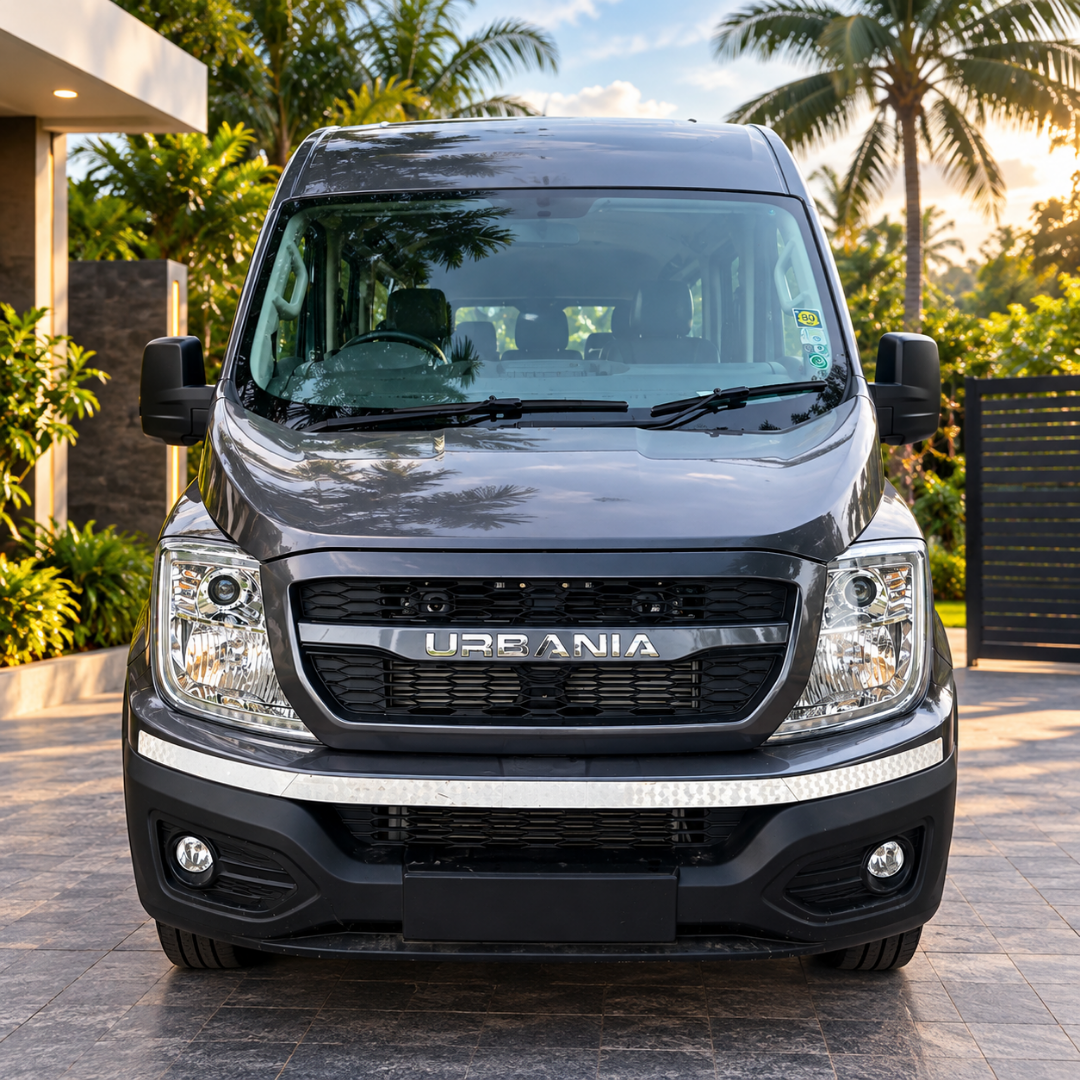16 Seater Urbania Van Rental in Chennai – exterior view