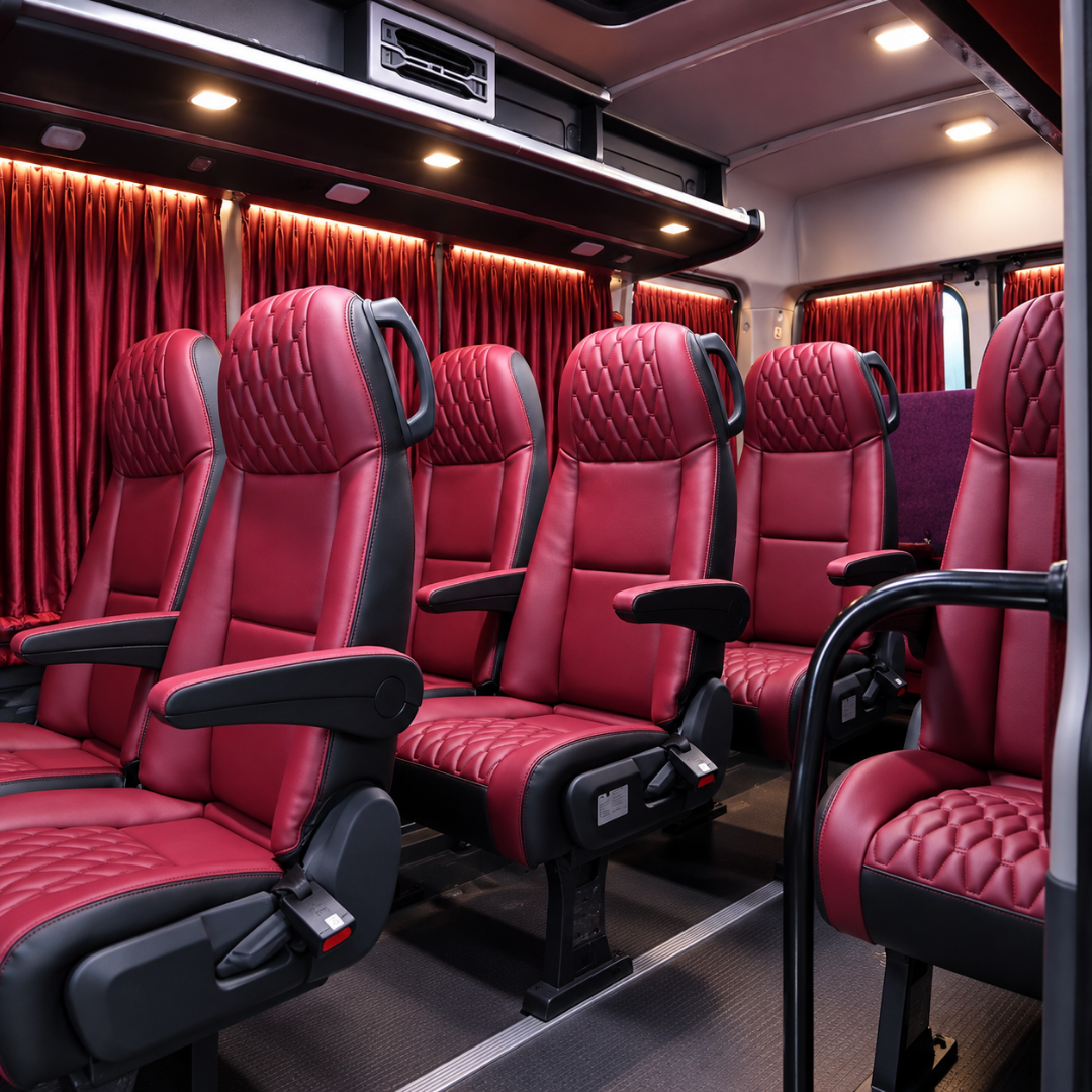16 Seater Urbania Van Rental in Chennai – interior seating
