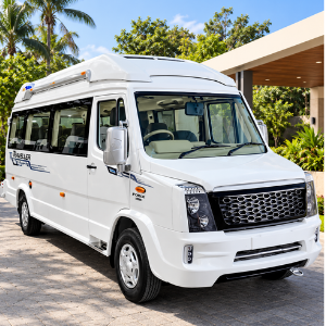 17 Seater Tempo Traveller Rental in Chennai – exterior view