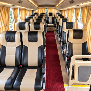 25 Seater Mini Bus Rental in Chennai – interior seating