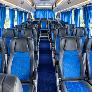 30 Seater Mini Bus Rental in Chennai – interior seating