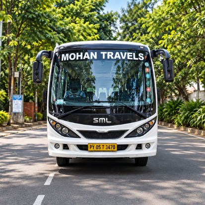 40 Seater Bus Rental in Chennai – exterior view