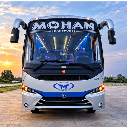 45 Seater Bus Rental in Chennai – exterior view