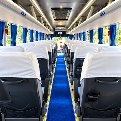 45 Seater Bus Rental in Chennai – interior seating