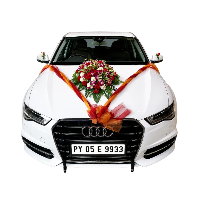 Decorated Audi wedding car rental in Chennai