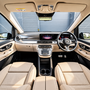 Benz V-Class Rental in Chennai – dashboard and cockpit