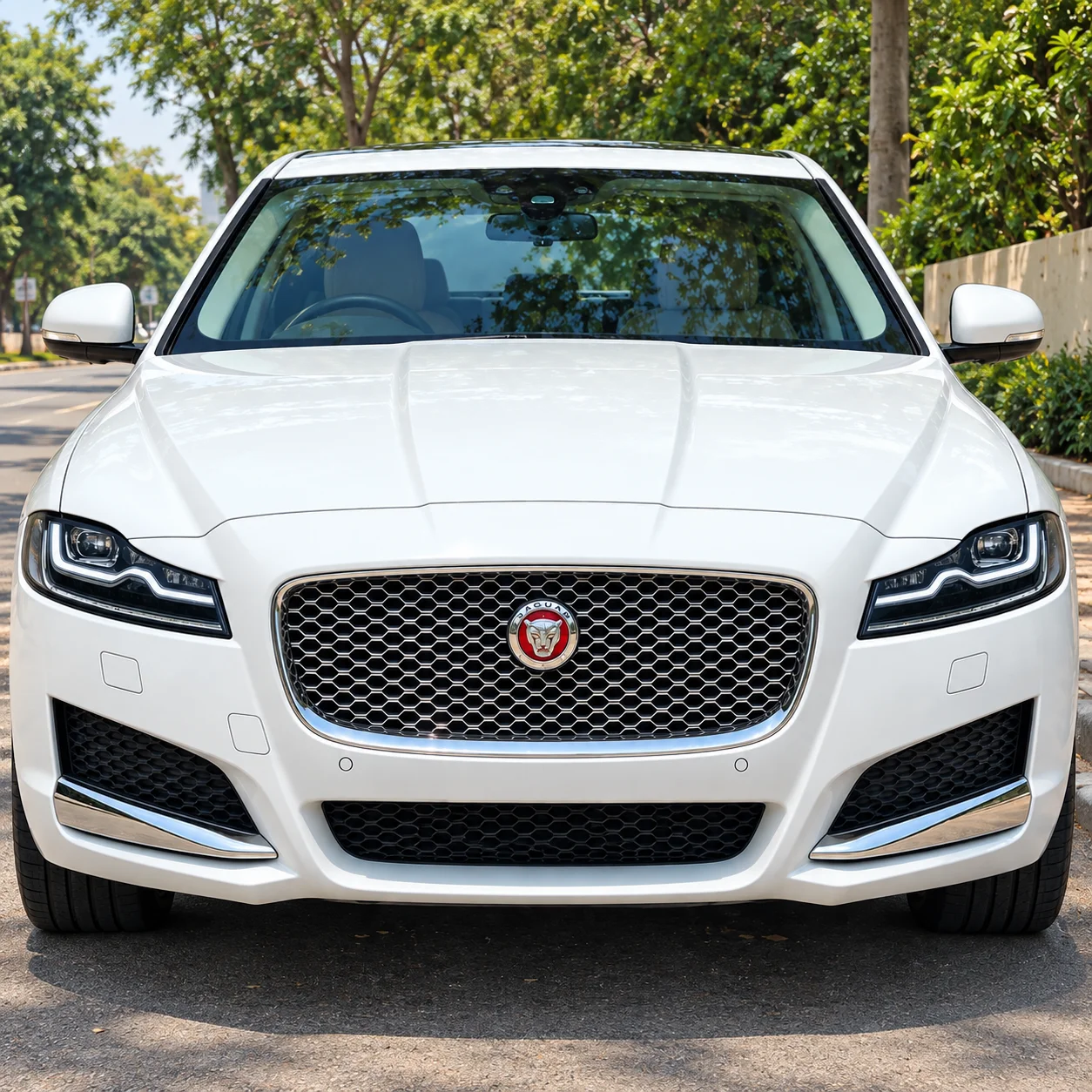 Jaguar XF Rental in Chennai – exterior view