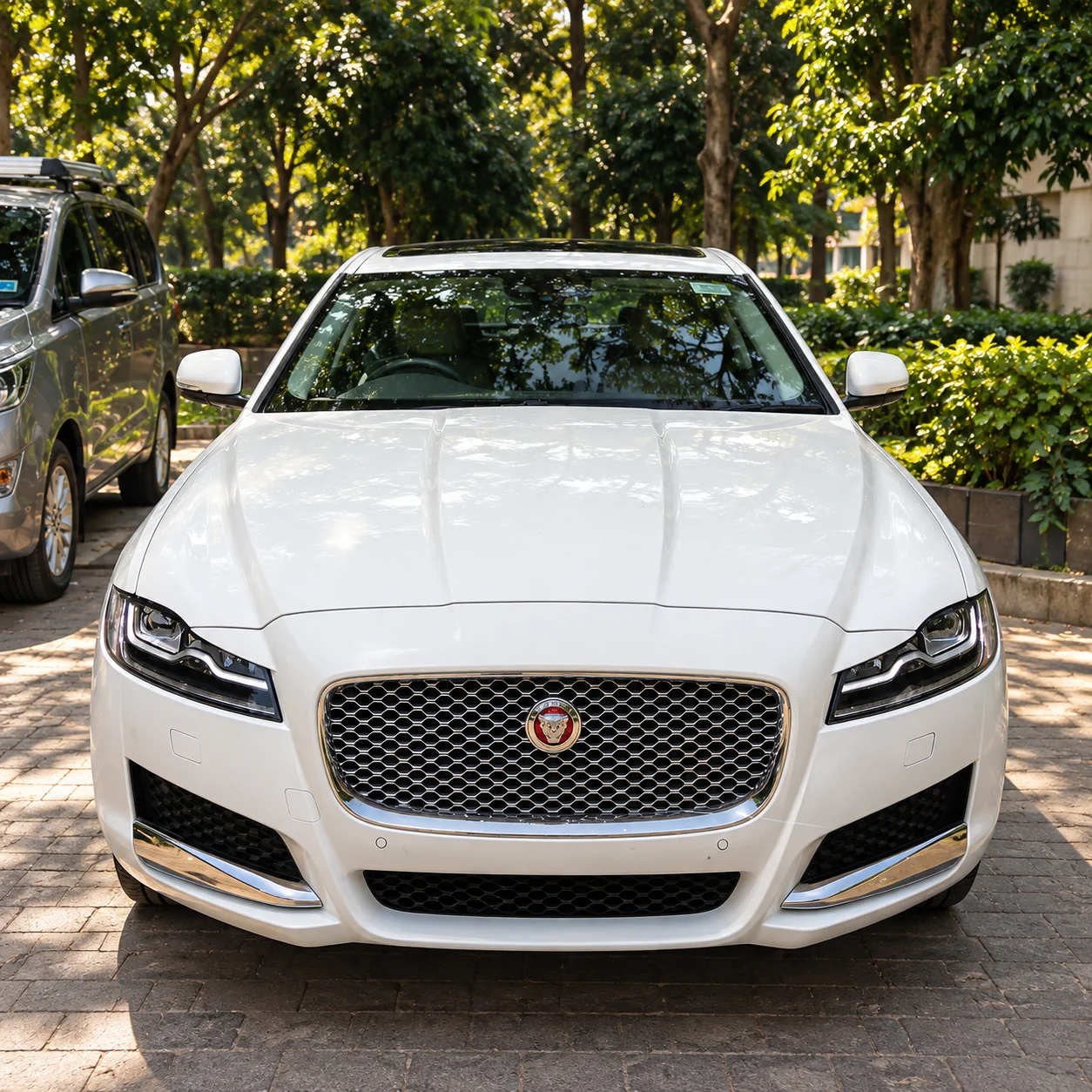 Jaguar XF Rental in Chennai – exterior view