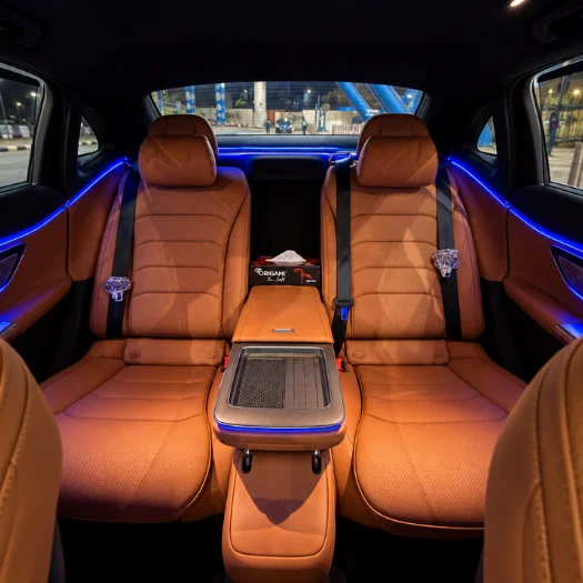 Mercedes-Benz Rental in Chennai – interior seating