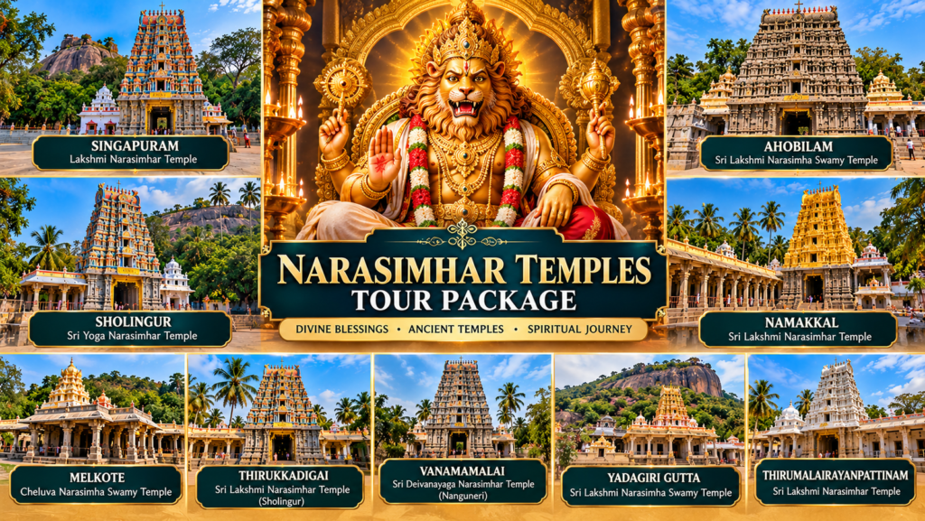 Narasimhar temples tour package from Chennai