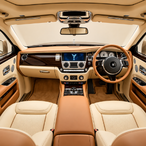Rolls-Royce Ghost Rental in Chennai – dashboard and cockpit