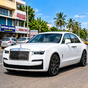 Rolls-Royce Ghost Rental in Chennai – exterior view