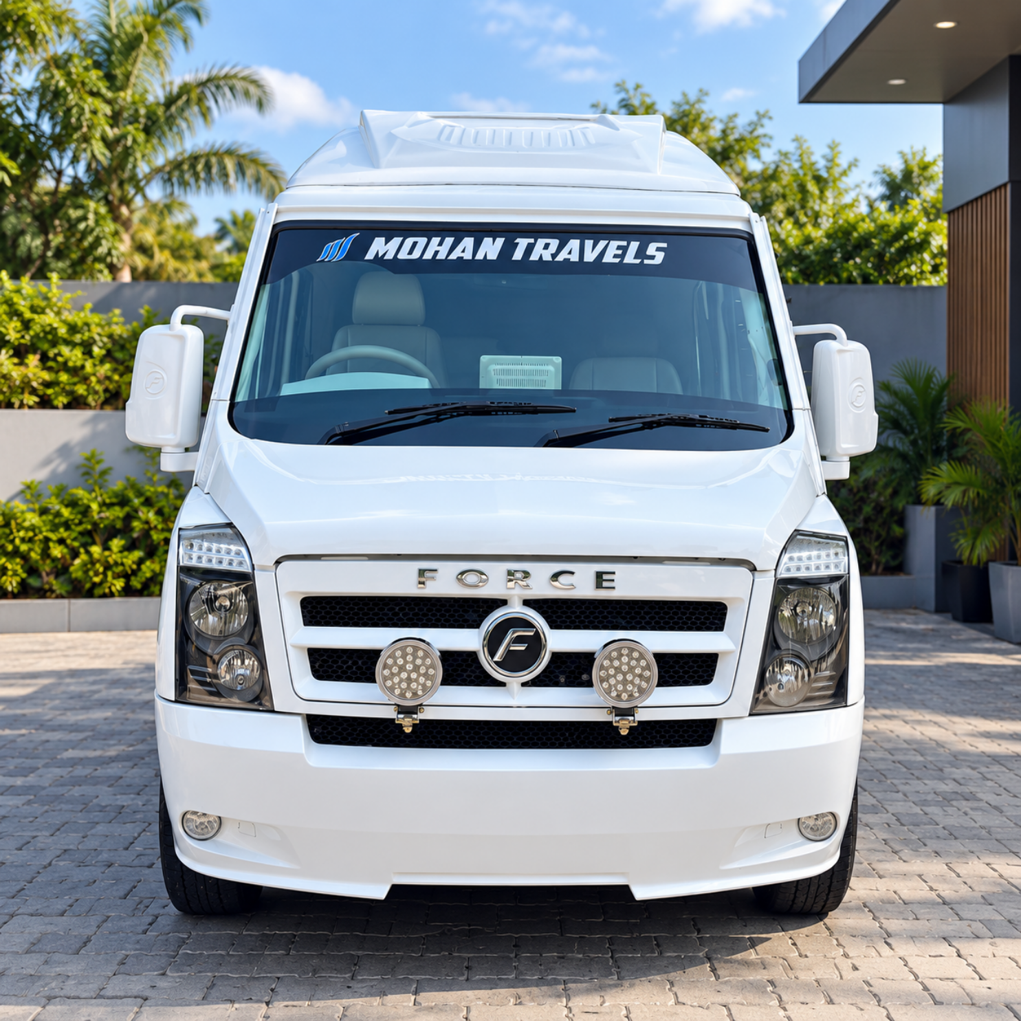 Tempo Traveller Rental in Chennai – exterior view