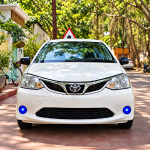 Toyota Etios Rental in Chennai – exterior view