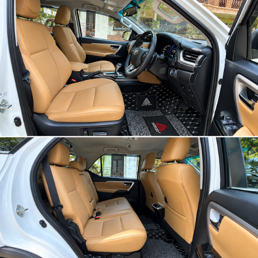 Toyota Fortuner Rental in Chennai – interior seating