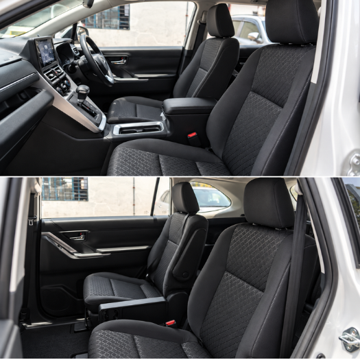 Toyota Innova Rental in Chennai – interior seating