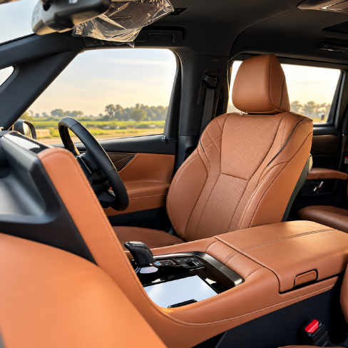 Toyota Vellfire Rental in Chennai – interior seating